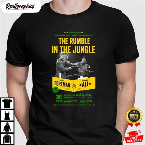 replica muhammad rumble in the jungle clothing|Rumble In the Jungle T.